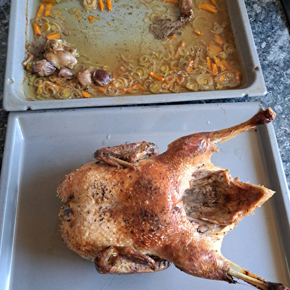 German Roasted Duck and Gravy Recipe - Ester kocht