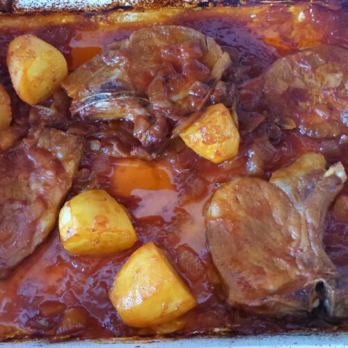 BBQ Pork Chops in Oven Ester kocht