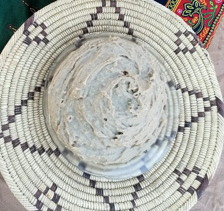 Namibian stiff porridge (Oshifima)