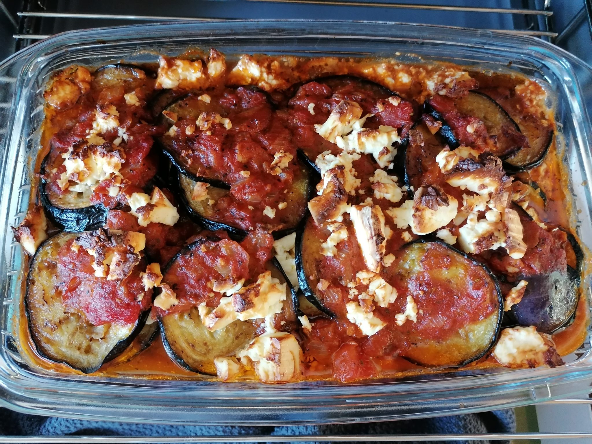 Aubergine And Feta Bake Ester kocht