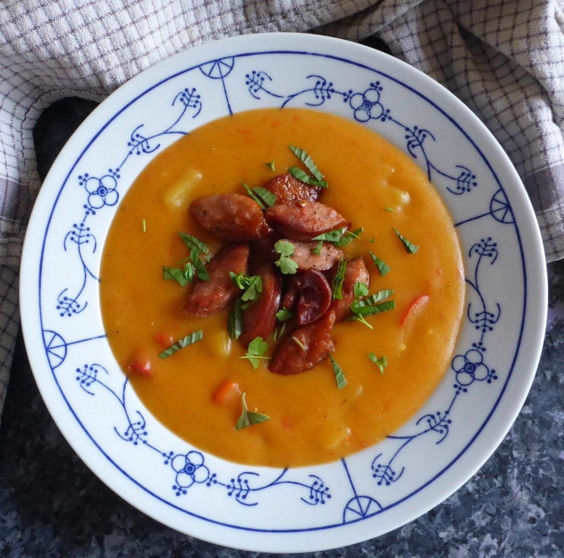 German Potato Soup Ester kocht