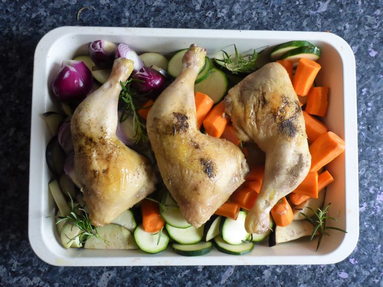 Keto Roast Chicken And Vegetables Ester kocht