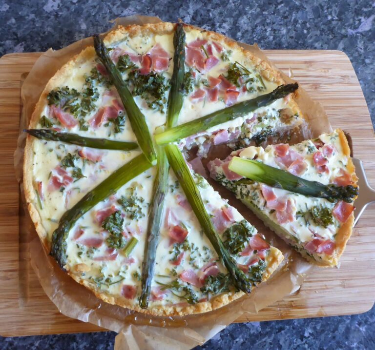 Asparagus And Ham Quiche