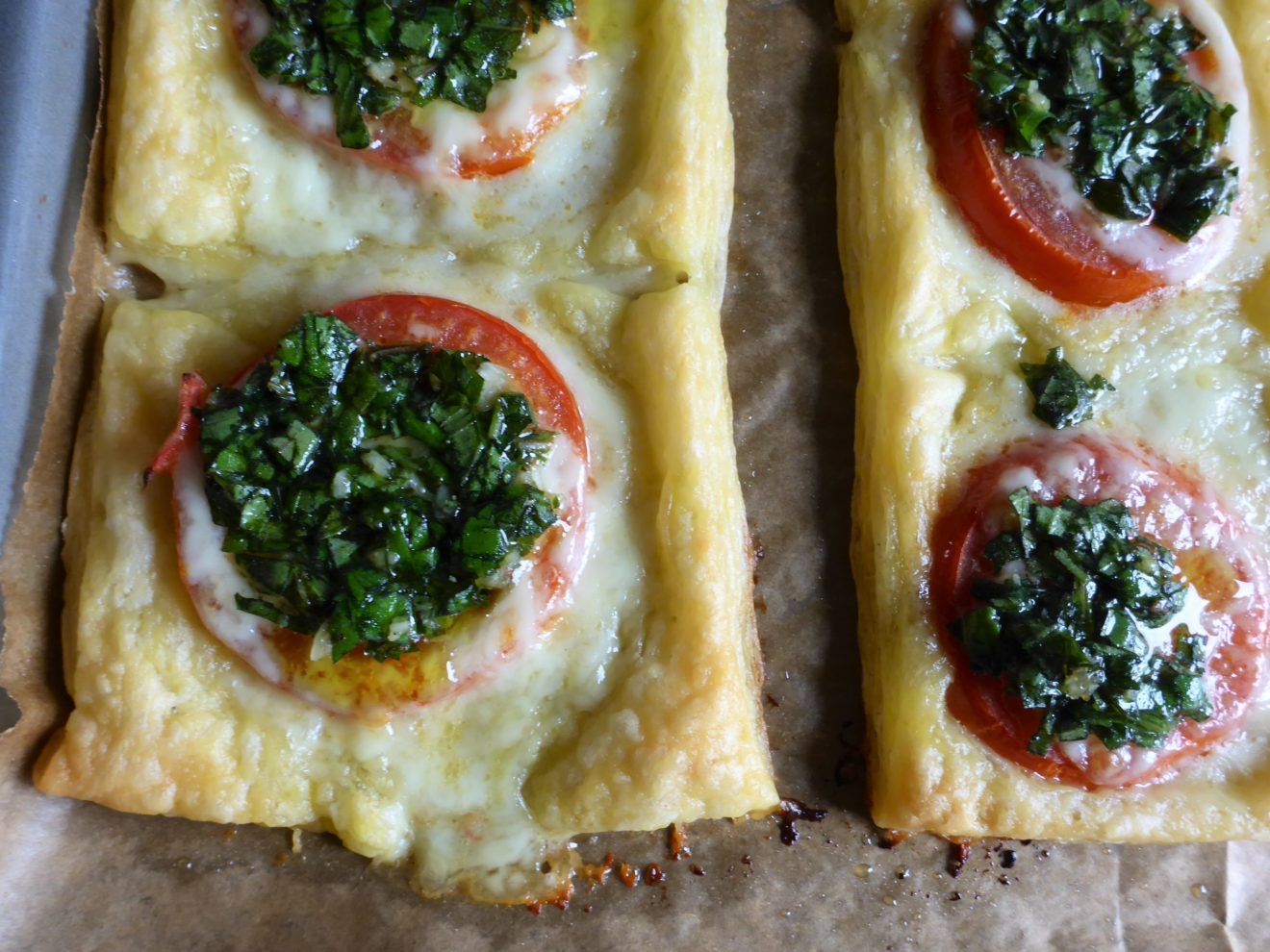 Puff Pastry Tomato Tarts Ester kocht
