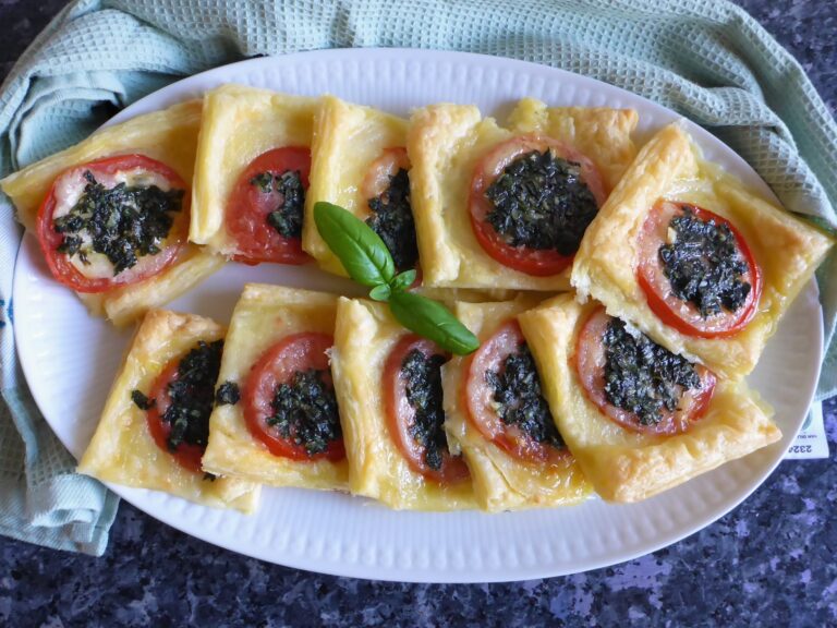 Puff Pastry Tomato Tarts