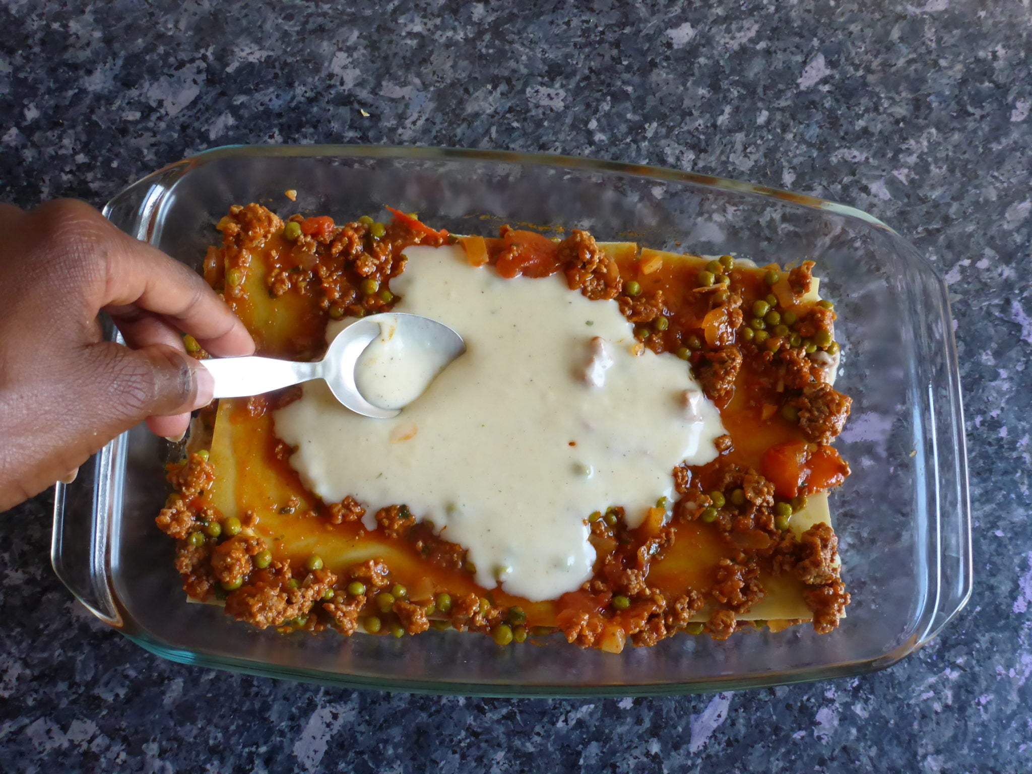 Pork And Beef Lasagna with Bechamel Sauce Ester kocht
