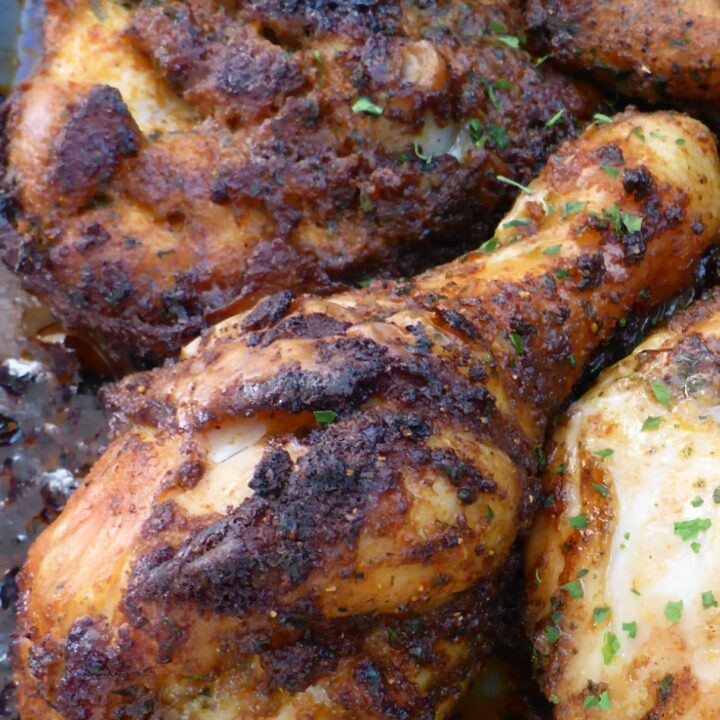 Oven Baked BBQ Chicken Legs