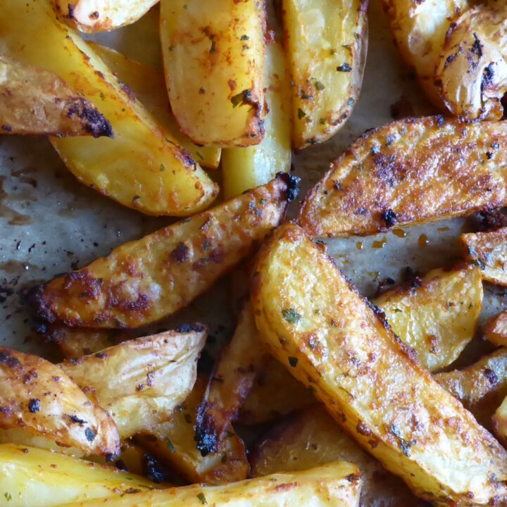 Oven Roasted Barbeque Potato Wedges