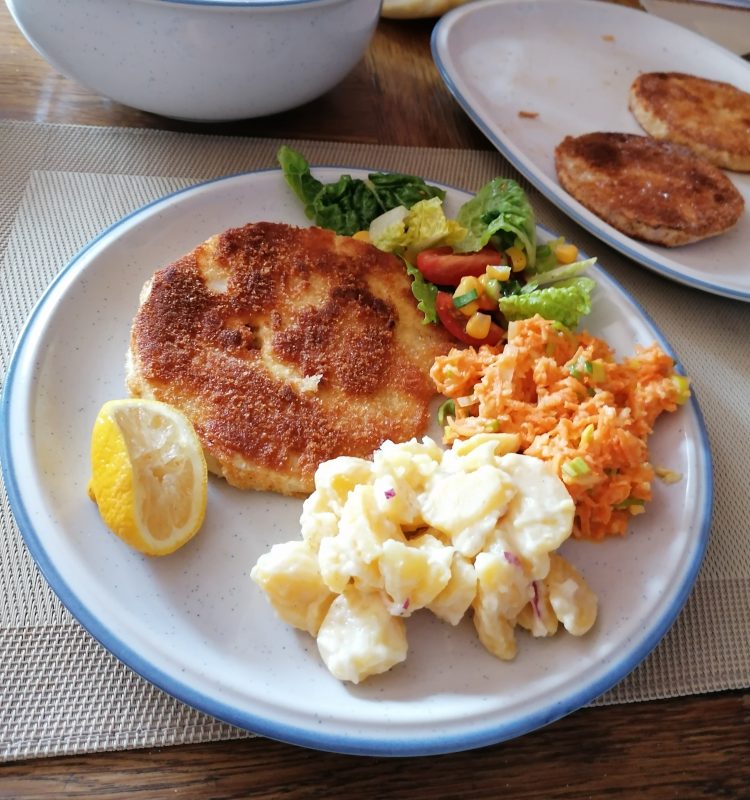 Celeriac Schnitzel Ester kocht
