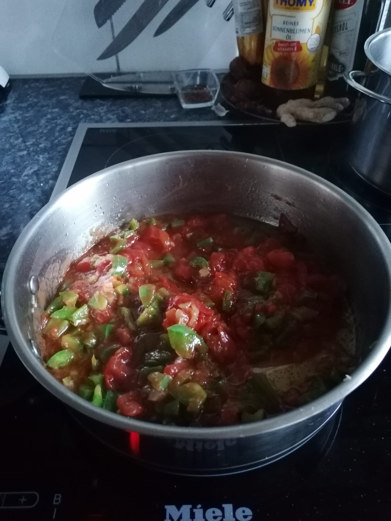 Namibian Dried Meat Strips Stew (Eedingu) Ester kocht