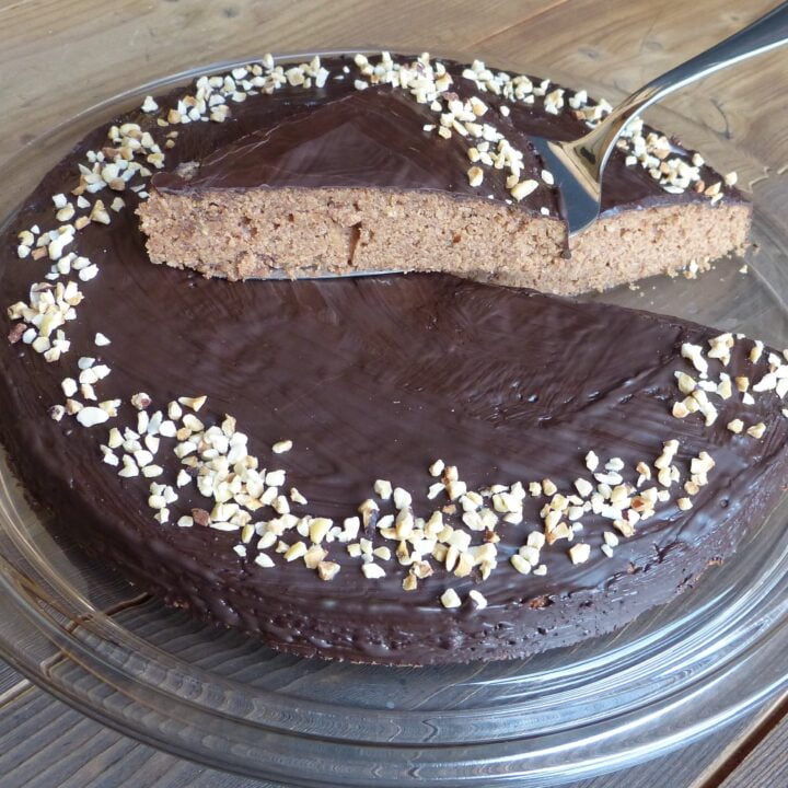 German Chocolate Hazelnut Cake