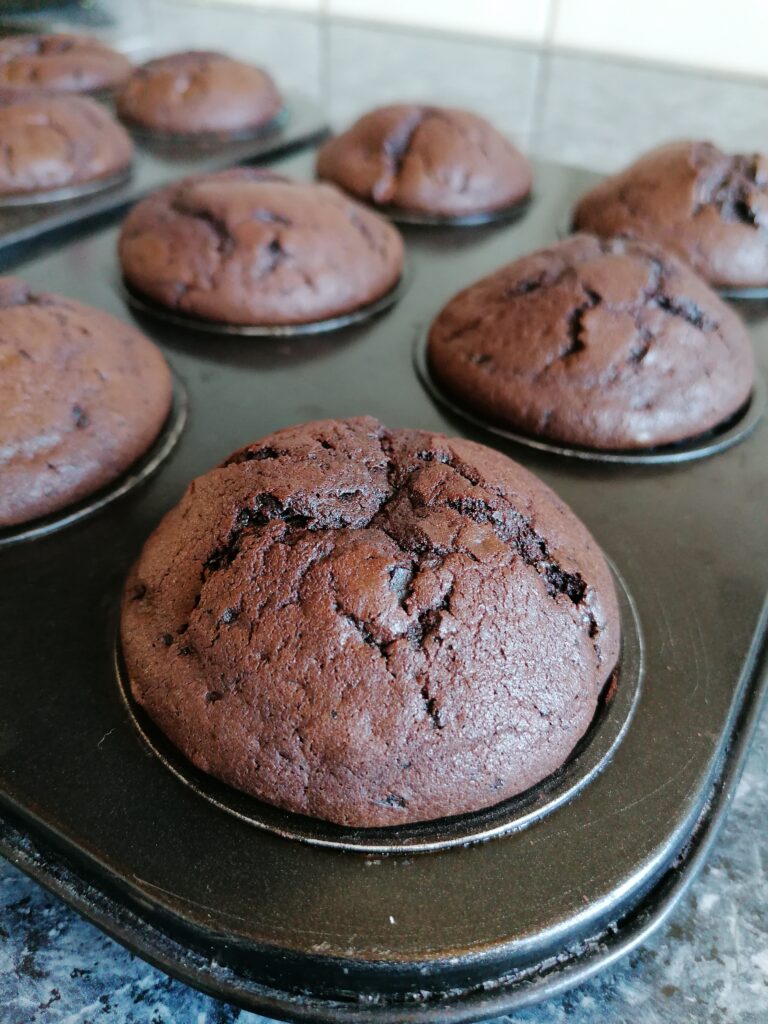 Gooey Chocolate Muffins