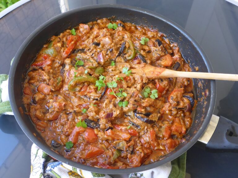 Sudanesischer Auberginensalat (Vegan)