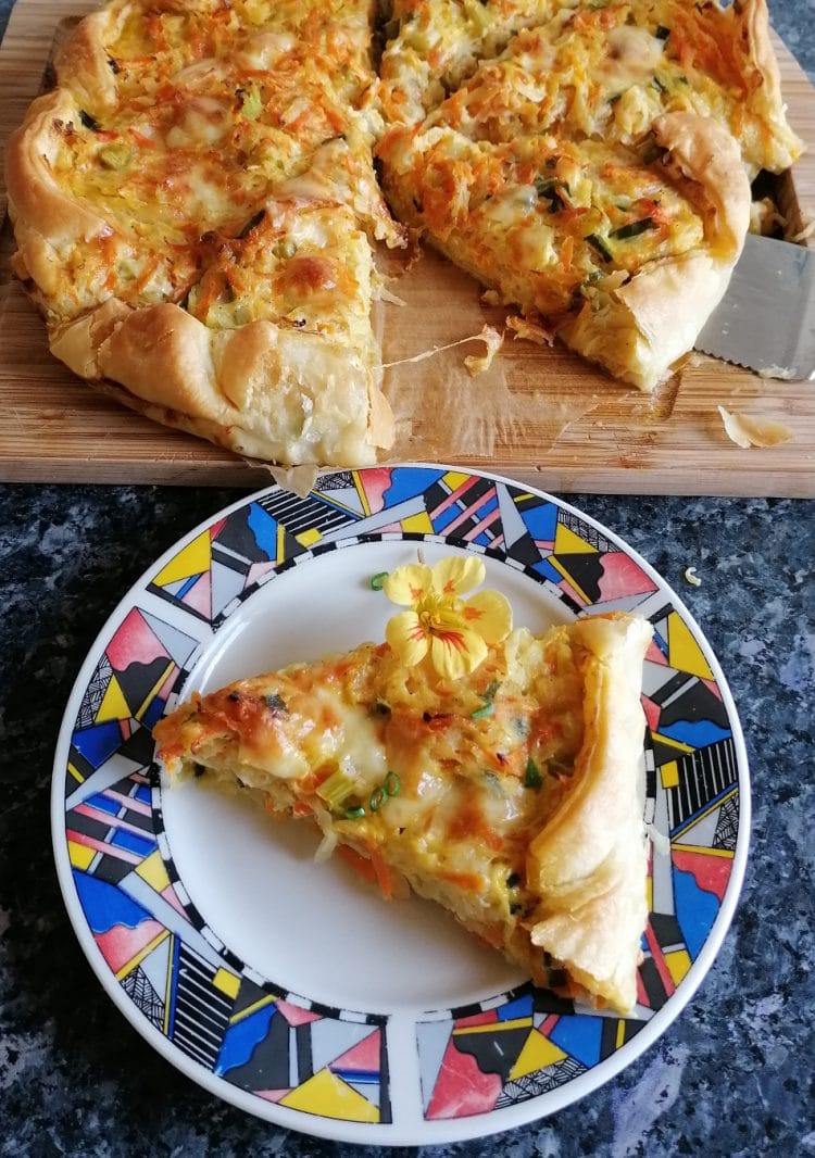 Kohlrabi Quiche With Puff Pastry Ester kocht