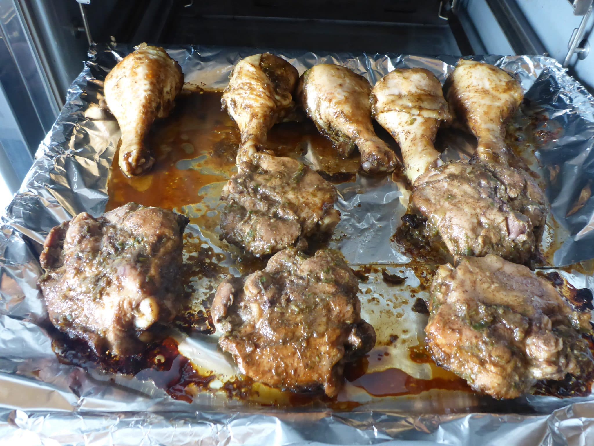Jerk Chicken Recipe Oven With Jerk Dipping Sauce Recipe Ester kocht