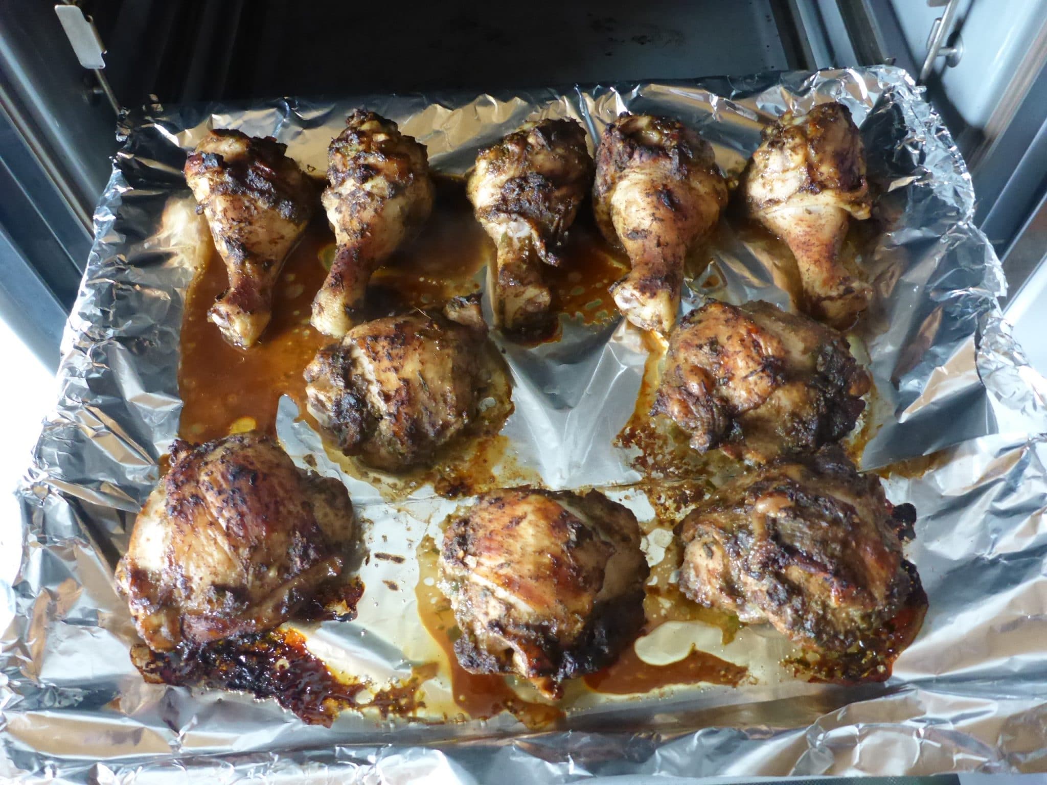 Jerk Chicken Recipe Oven With Jerk Dipping Sauce Recipe Ester kocht