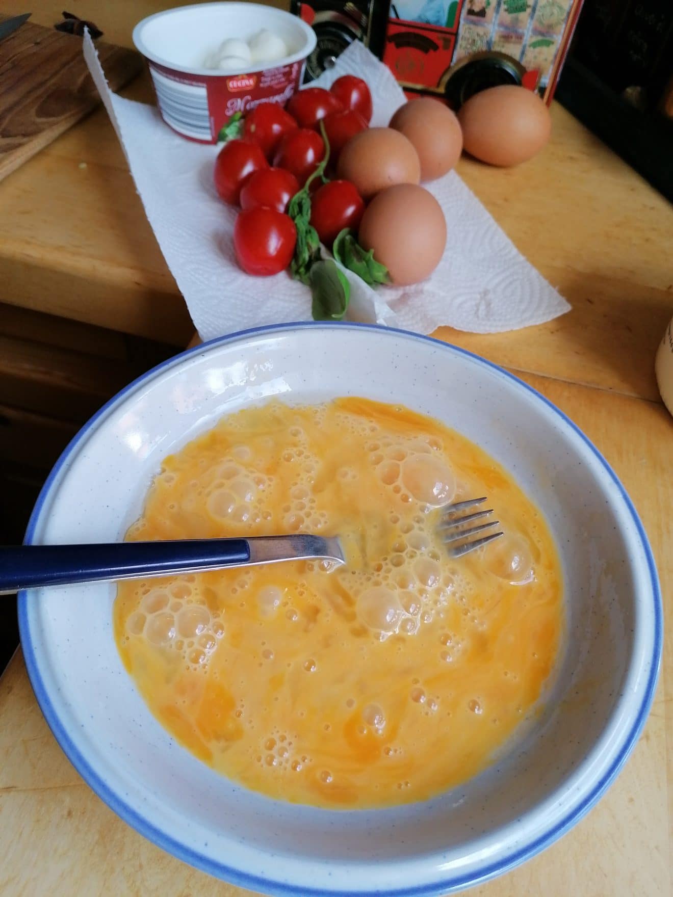 Mozzarella Omelette Ester kocht