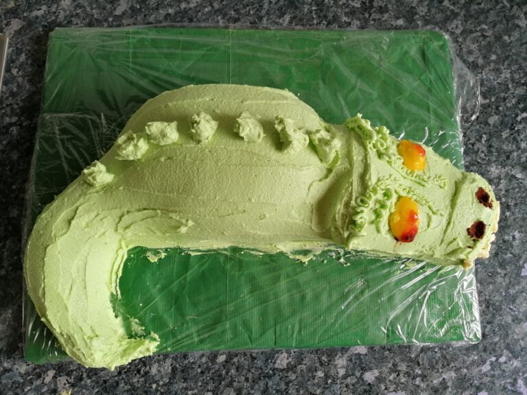 Dino Torte ohne Fondant