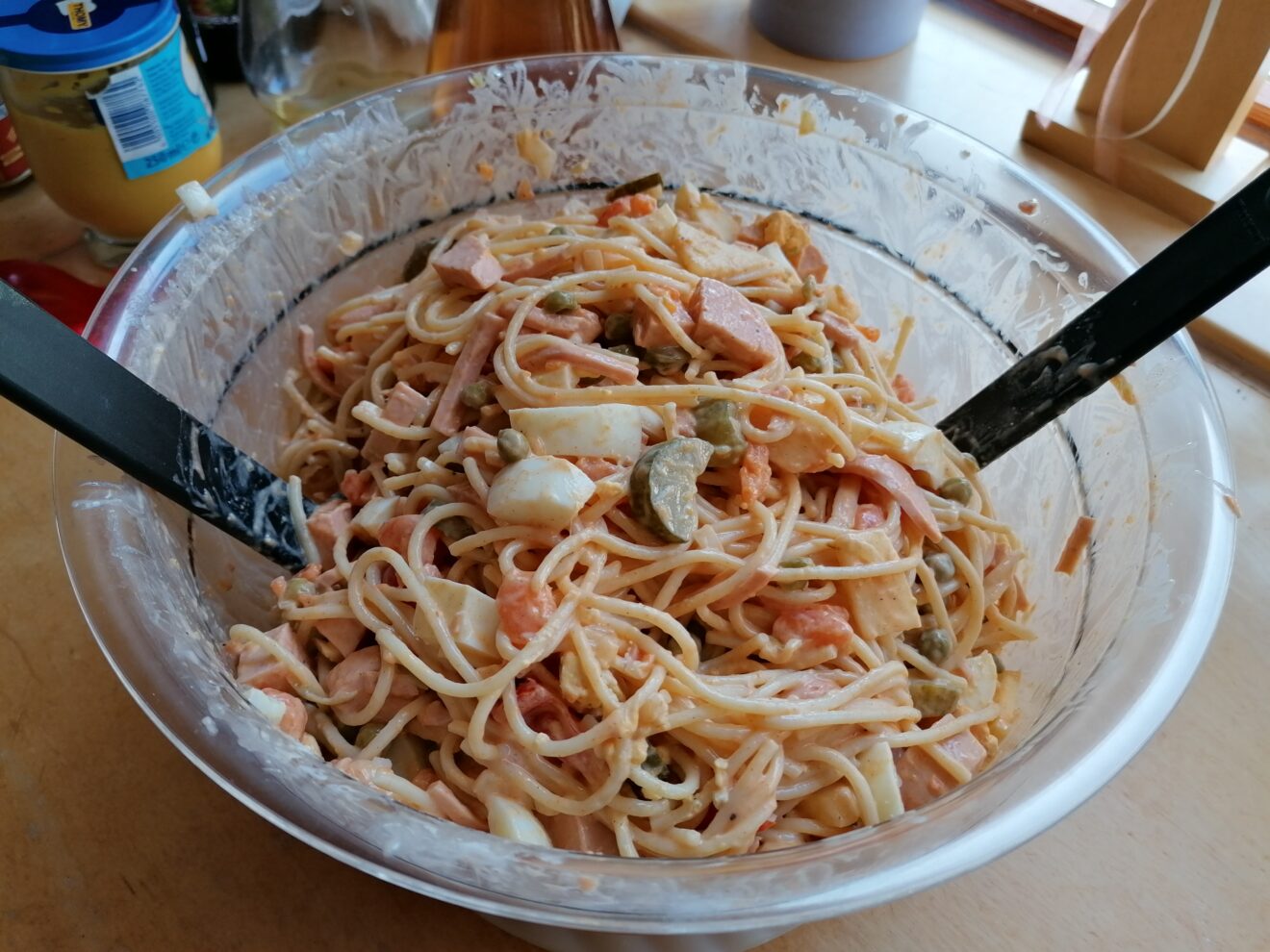 German Pasta Salad With Sausage Ester kocht