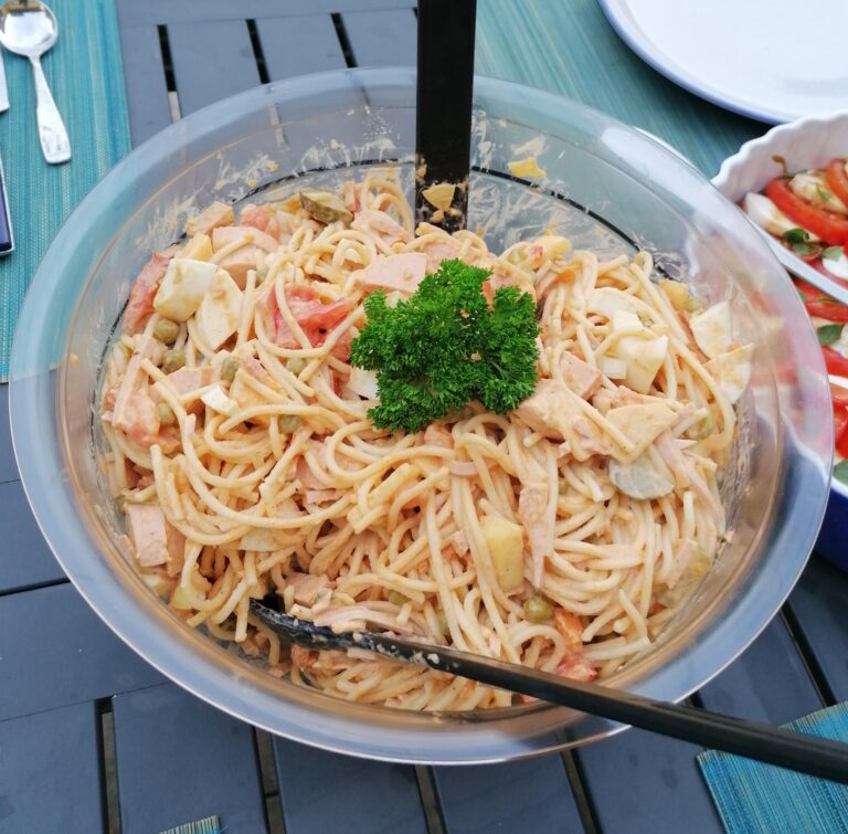 German Pasta Salad With Sausage