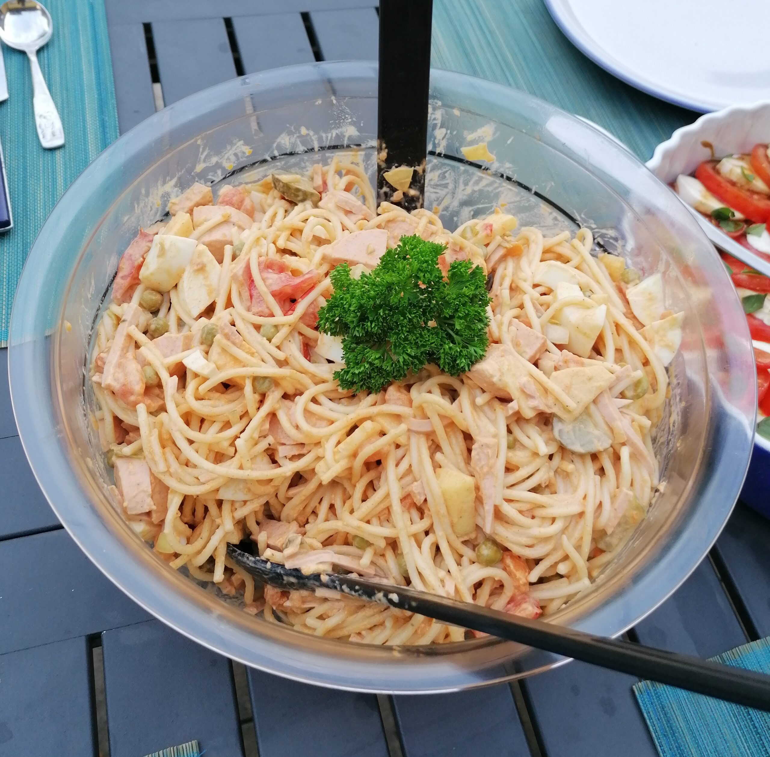German Pasta Salad With Sausage Ester kocht