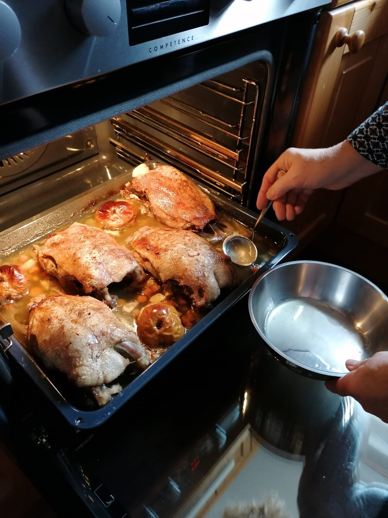 gänsebrust im backofen mit umluft