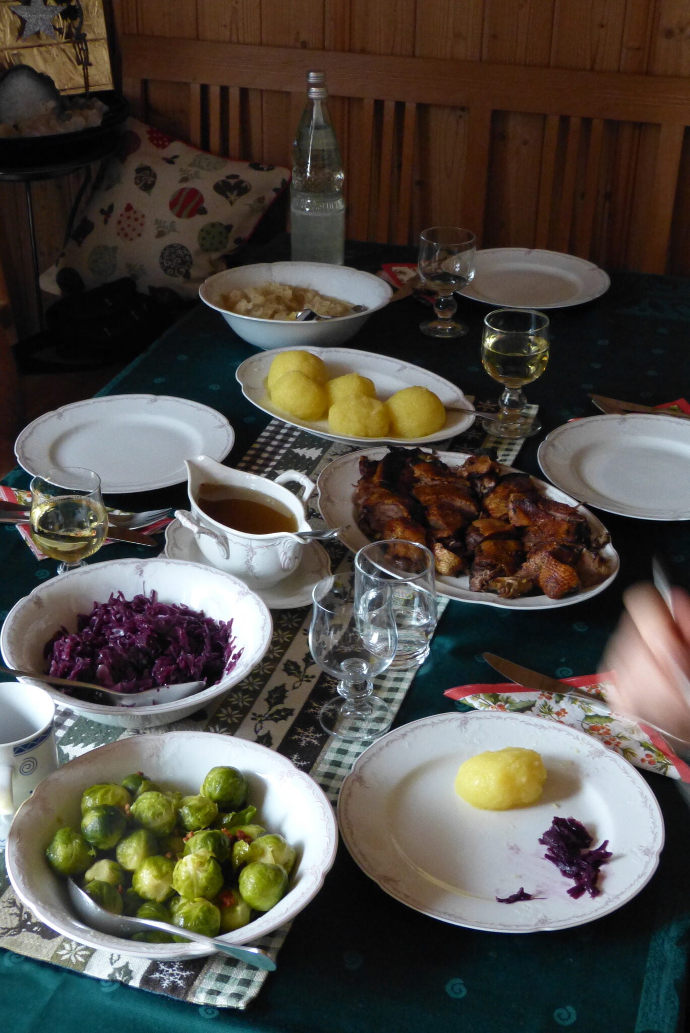 gänsebrust mit knochen im backofen zubereiten