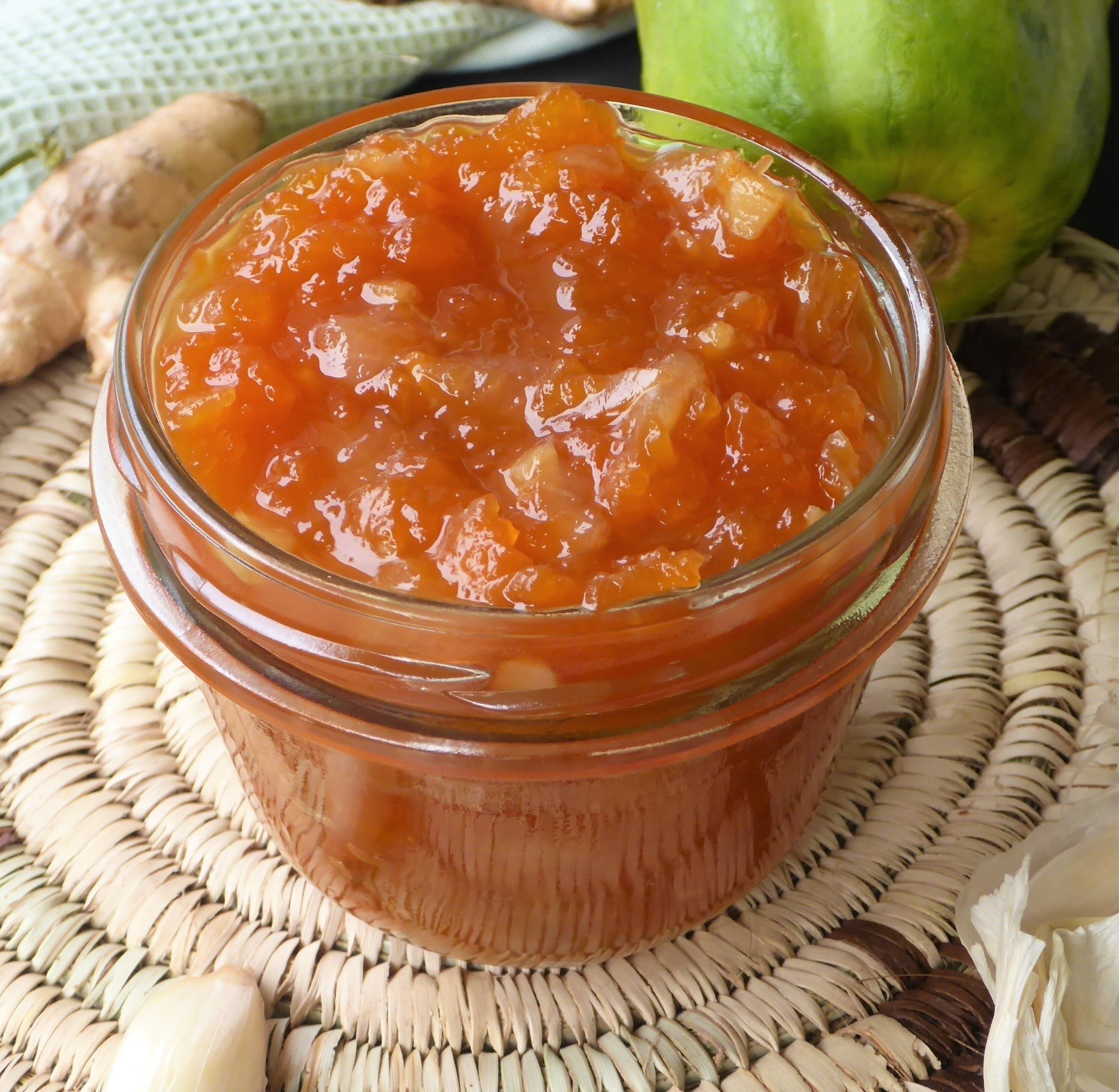 Papaya Chutney - Ester kocht