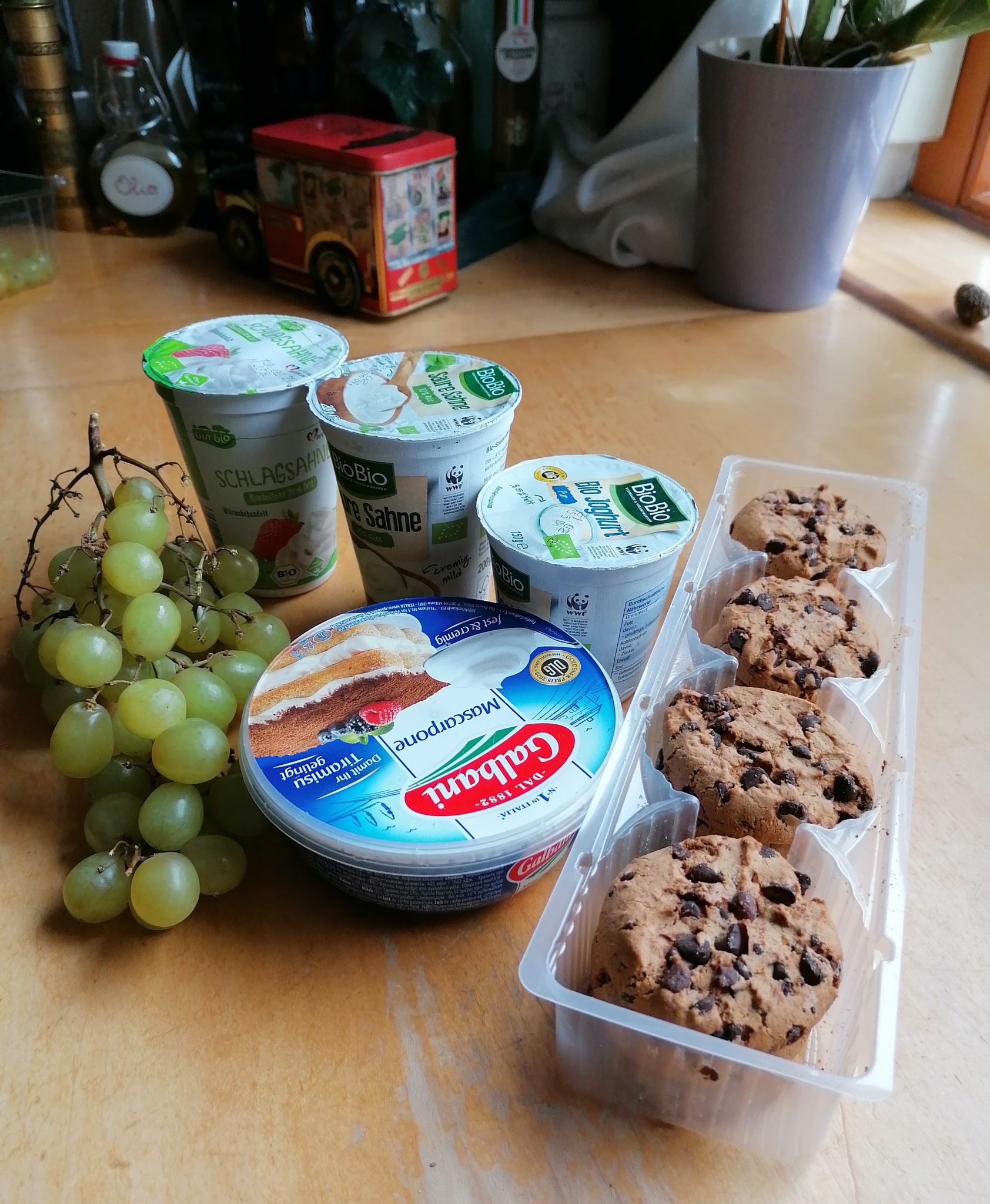 Trauben Cookie Nachtisch - Ester kocht Trauben Cookie Nachtisch - Ester kocht