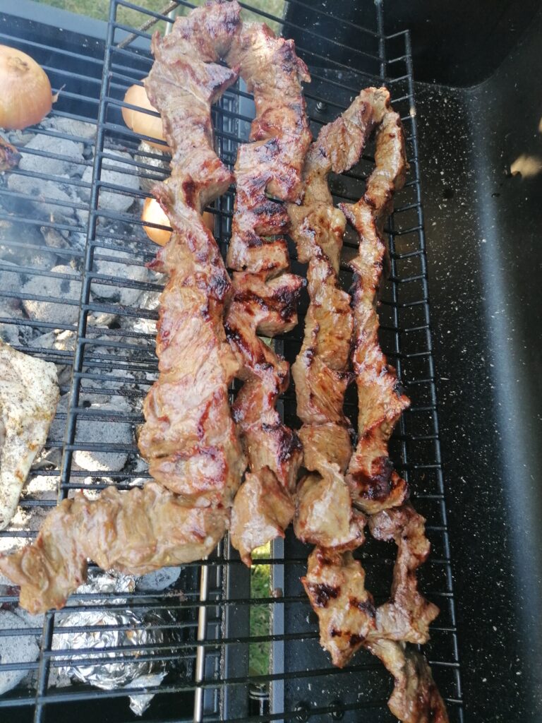 Kapana Recipe – Grilled Beef Strips- Authentic Namibian Street food
