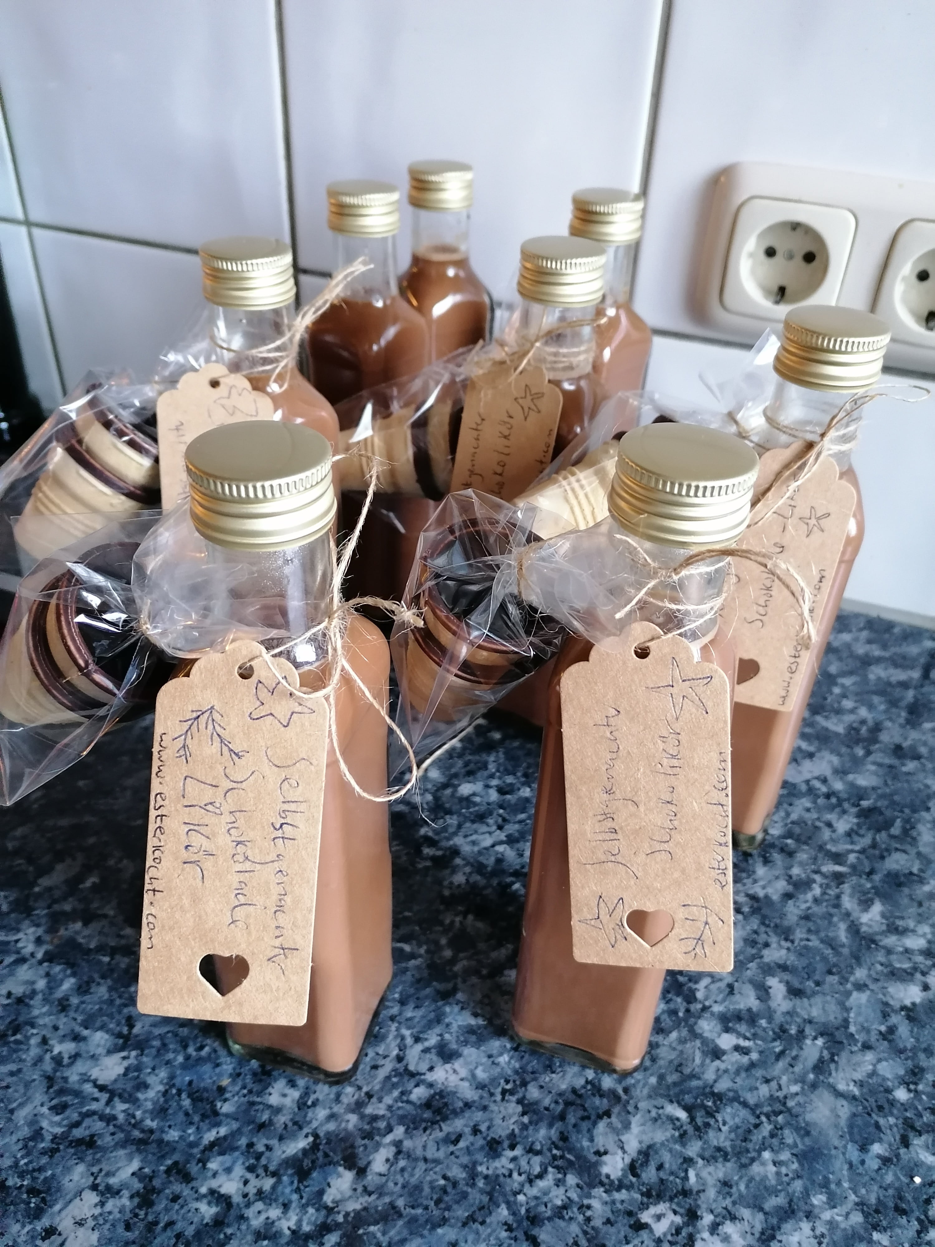 Schokolikör ohne Sahne - Ester kocht Schokolikör ohne Sahne - Ester kocht