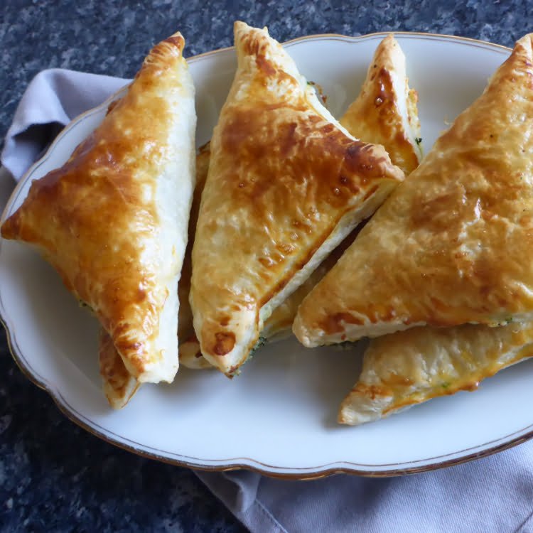 Spinach And Feta Triangles