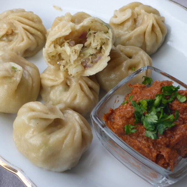 Vegan Momos Recipe With Momo Dipping Sauce Ester kocht