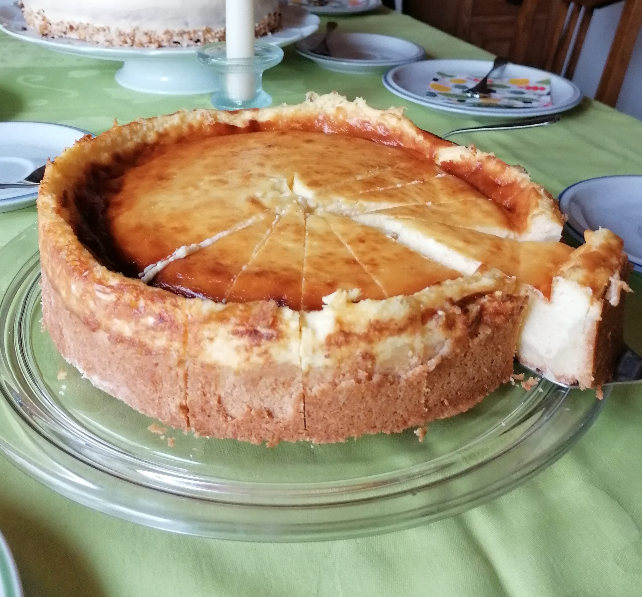 German Cheesecake With Greek Yogurt (Käsekuchen) Ester kocht