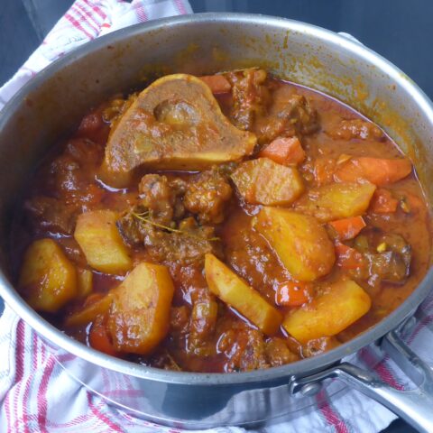 Namibian Beef Stew With Potatoes And Carrots