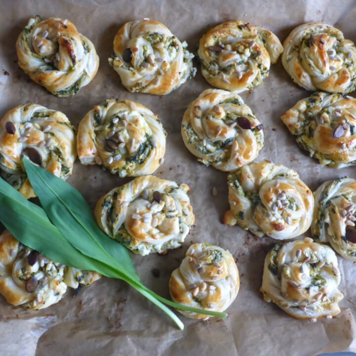 Wild Garlic Rolls With Puff Pastry