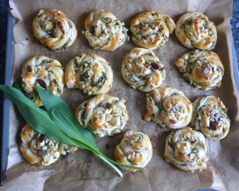 Wild Garlic Rolls With Puff Pastry