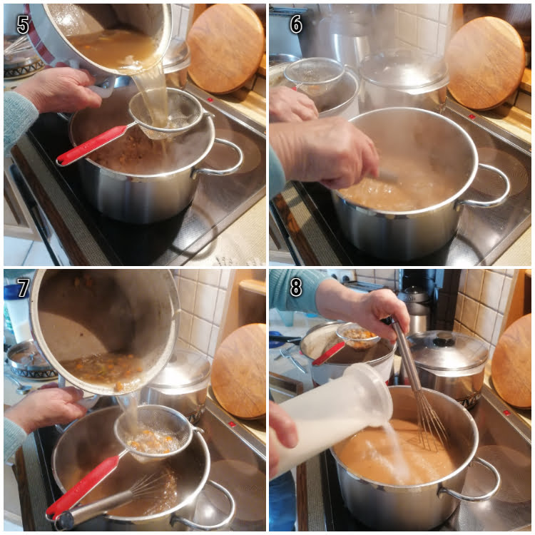 Demonstration of the process of making sauerbraten sauce the Franconian style, just like by a German grandma.