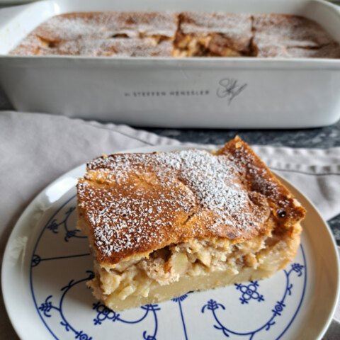 Apfelkuchen Auflaufform