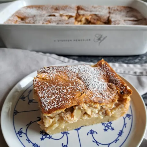 Apfelkuchen Auflaufform