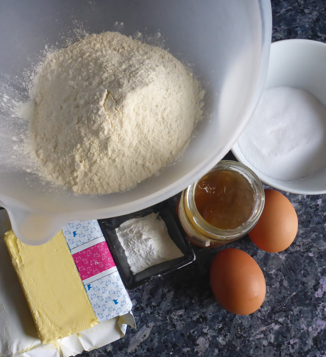 Shortcrust pastry ingredients