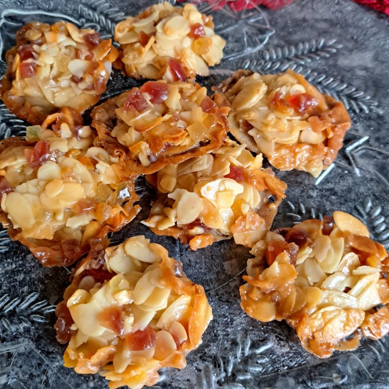 Florentiner Plätzchen Rezept mit kandierten Früchten - Ester kocht