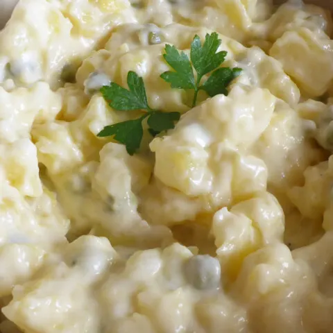 Einfacher Kartoffelsalat auf namibische Art